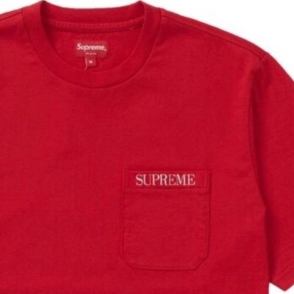 supreme embroidered tee